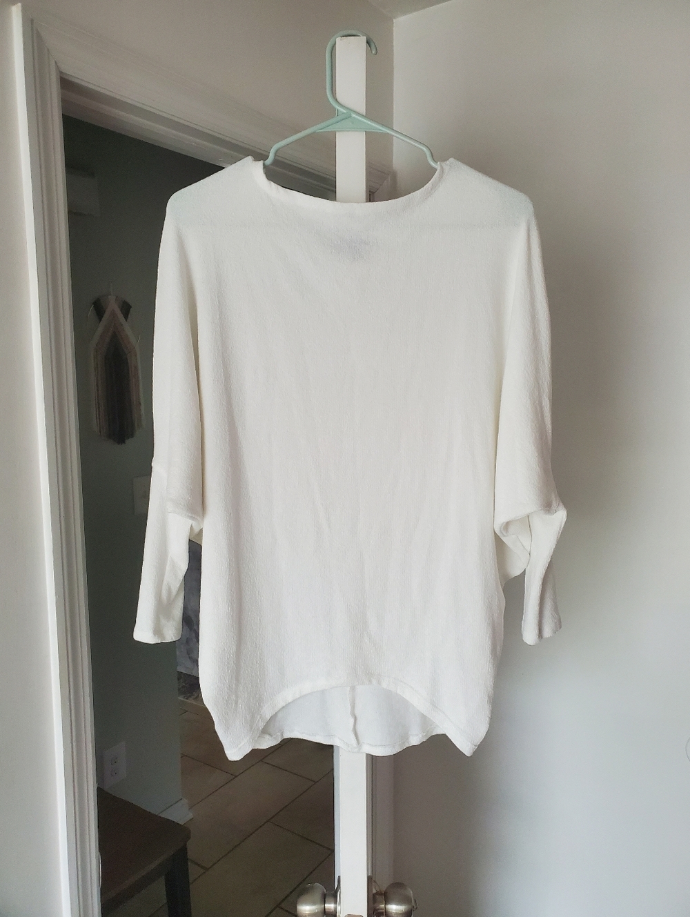 Lulus White Dolman Sleeve Top